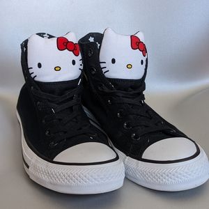 ✨🎀 Hello Kitty Converse High Tops - Size 8
